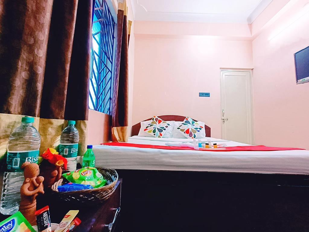 Postel nebo postele na pokoji v ubytování Jo'stel Amber