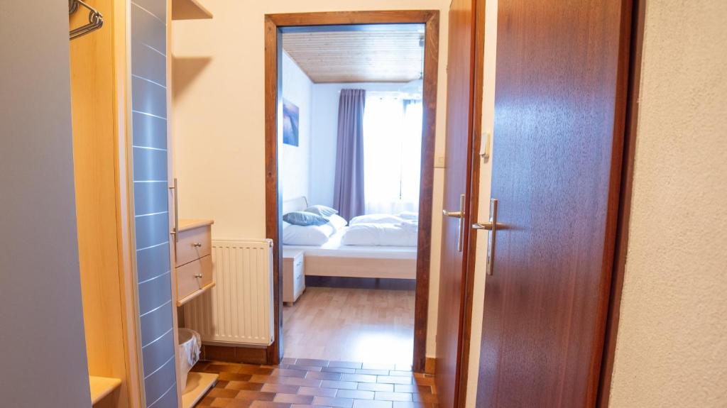 Postel nebo postele na pokoji v ubytování Keutschacherhof