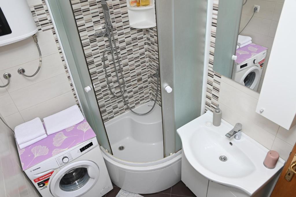 Kúpeľňa v ubytovaní Apartment Oscar