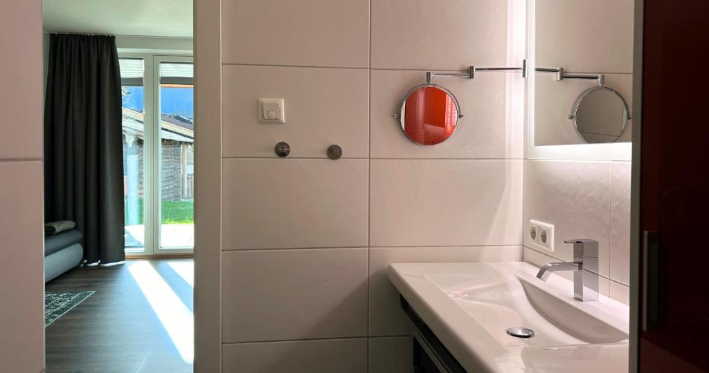 Koupelna v ubytování streitbergers. Appartement