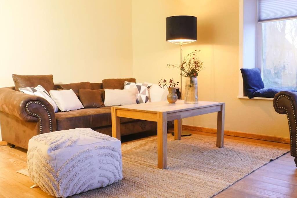 O zonă de relaxare la Geräumiges 180 qm Ferienhaus auf 3 Etagen