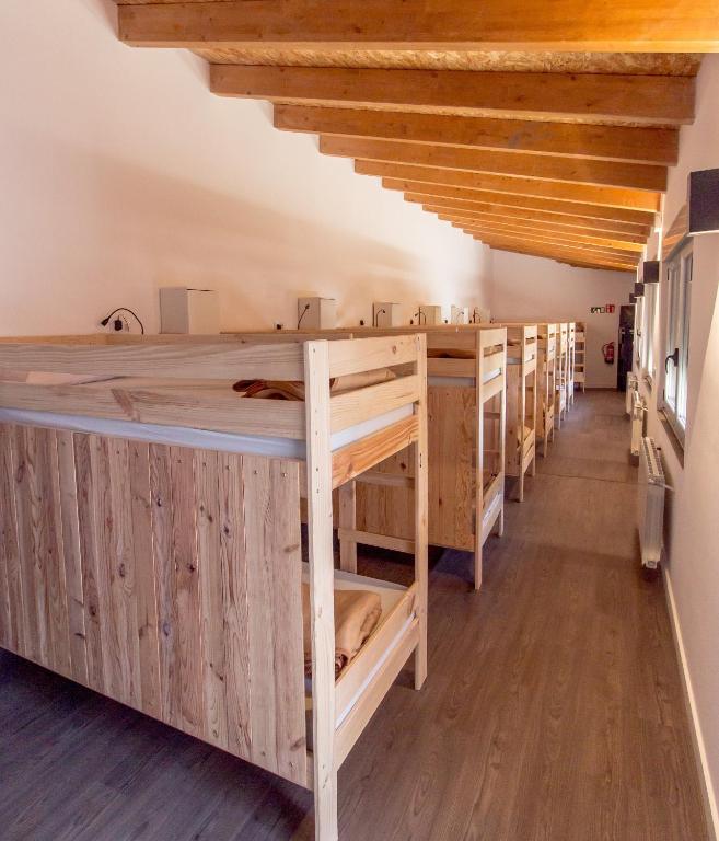 Kuchyň nebo kuchyňský kout v ubytování MyWay Albergue de Peregrinos