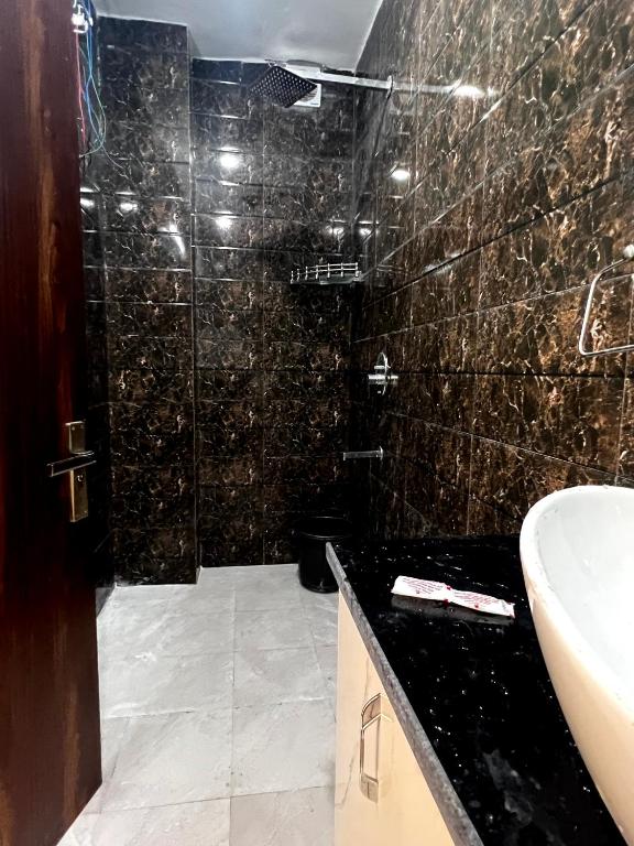 Koupelna v ubytování Hotel Trending Stay