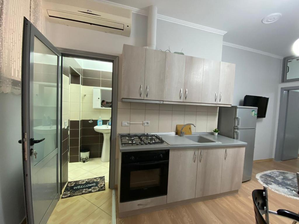 Nhà bếp/bếp nhỏ tại DIOR APARTAMENT POGRADEC