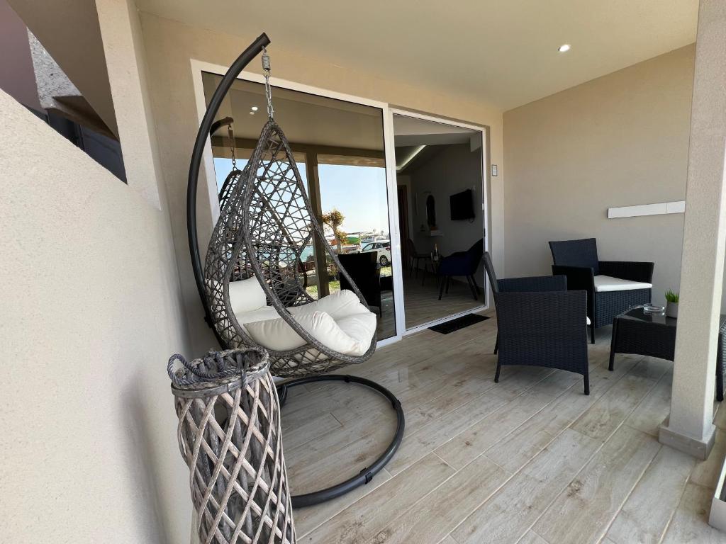 Posezení v ubytování Sea View Apts & Suites by Pachiplex