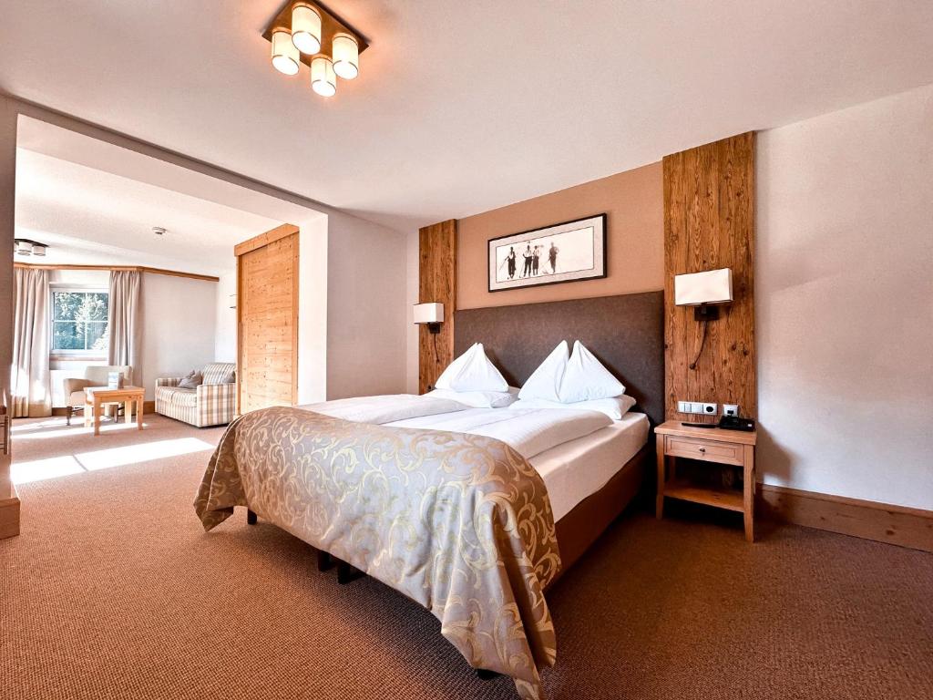 Postel nebo postele na pokoji v ubytování Hotel Das Urbisgut