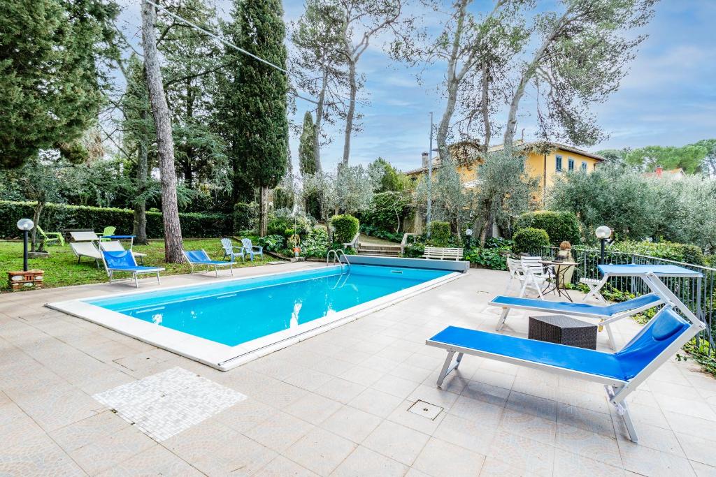 Bazén v ubytování Villa Paola Private Pool Gym in Chianti - Happy Rentals nebo v jeho okolí