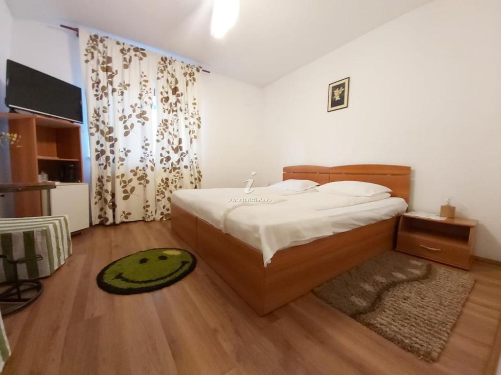Postel nebo postele na pokoji v ubytování Camere de inchiriat Cascada