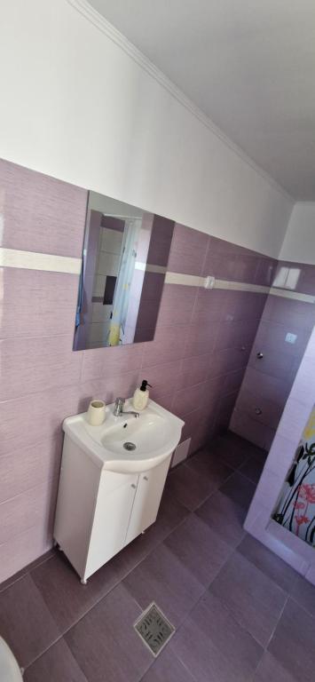 Koupelna v ubytování Casa Caraua