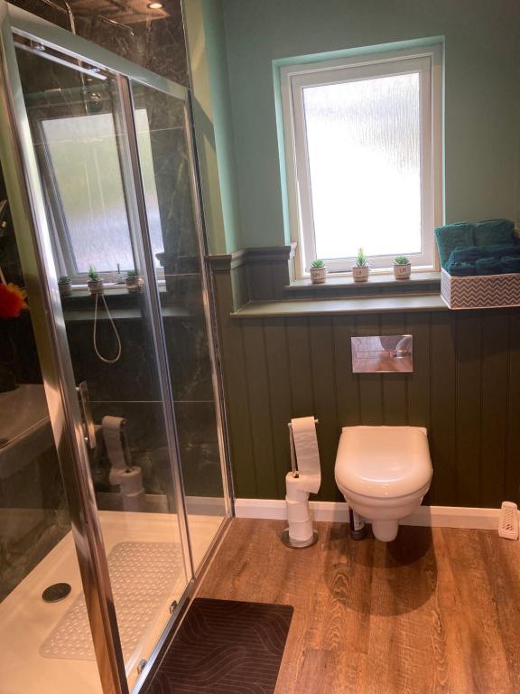Koupelna v ubytování Skyefall Self Catering