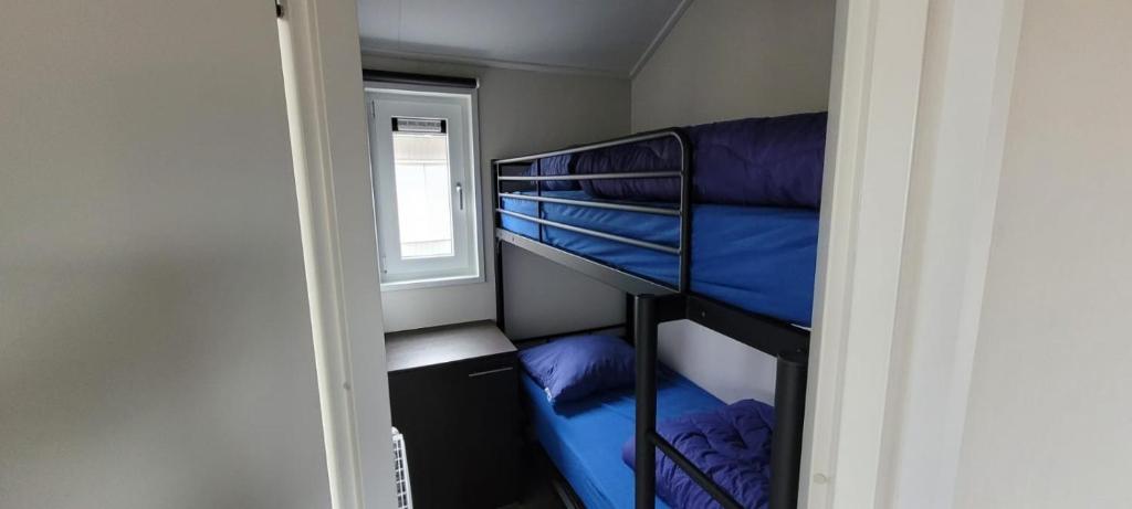 Postel nebo postele na pokoji v ubytování Vakantiepark Hertenhorst
