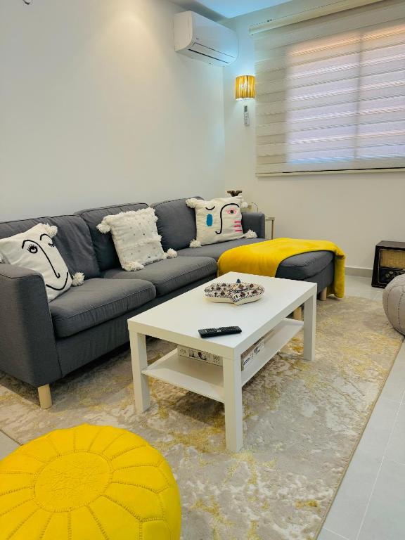 Posezení v ubytování Le Majorelle Cozy Flat