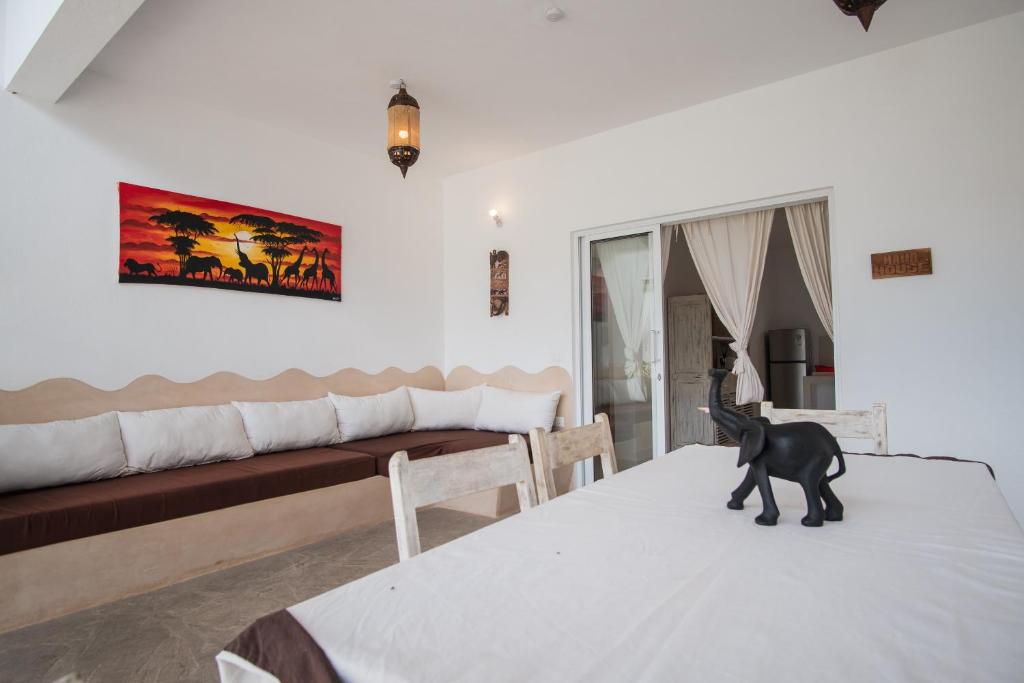 Voodi või voodid majutusasutuse Rafiki Tamu Residential Resort toas
