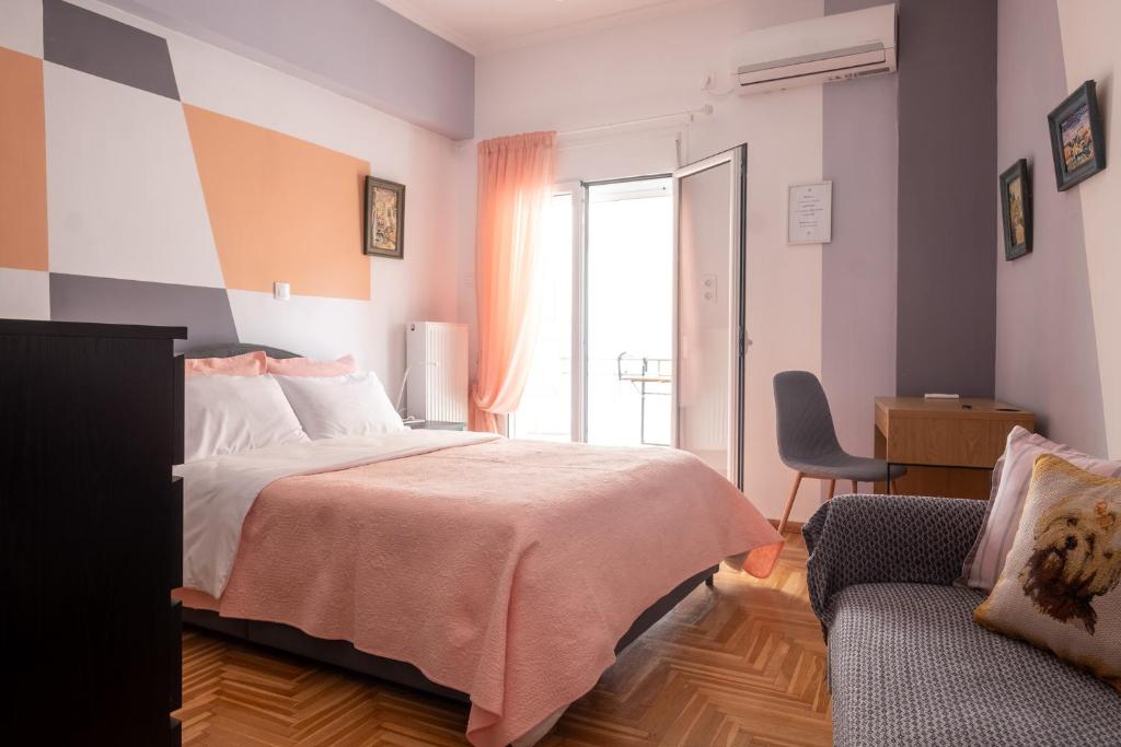 Posteľ alebo postele v izbe v ubytovaní Diana's apartment
