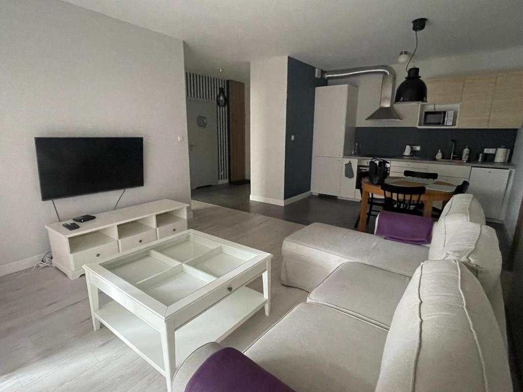 Posedenie v ubytovaní Apartament Ukiel Bałtycka