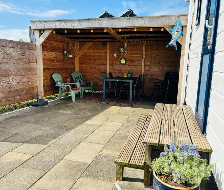 Patio nebo venkovní prostory v ubytování Chalet Kocky