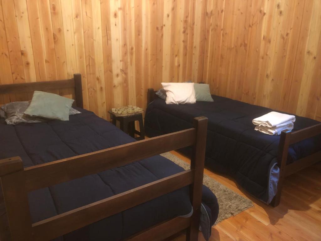 Кровать или кровати в номере Casa bosque