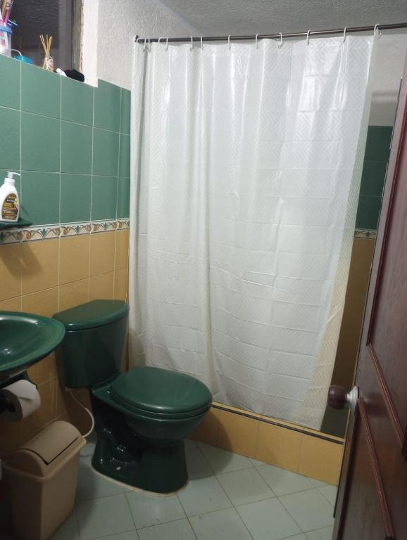 Koupelna v ubytování HABITACION EL VIAJERO