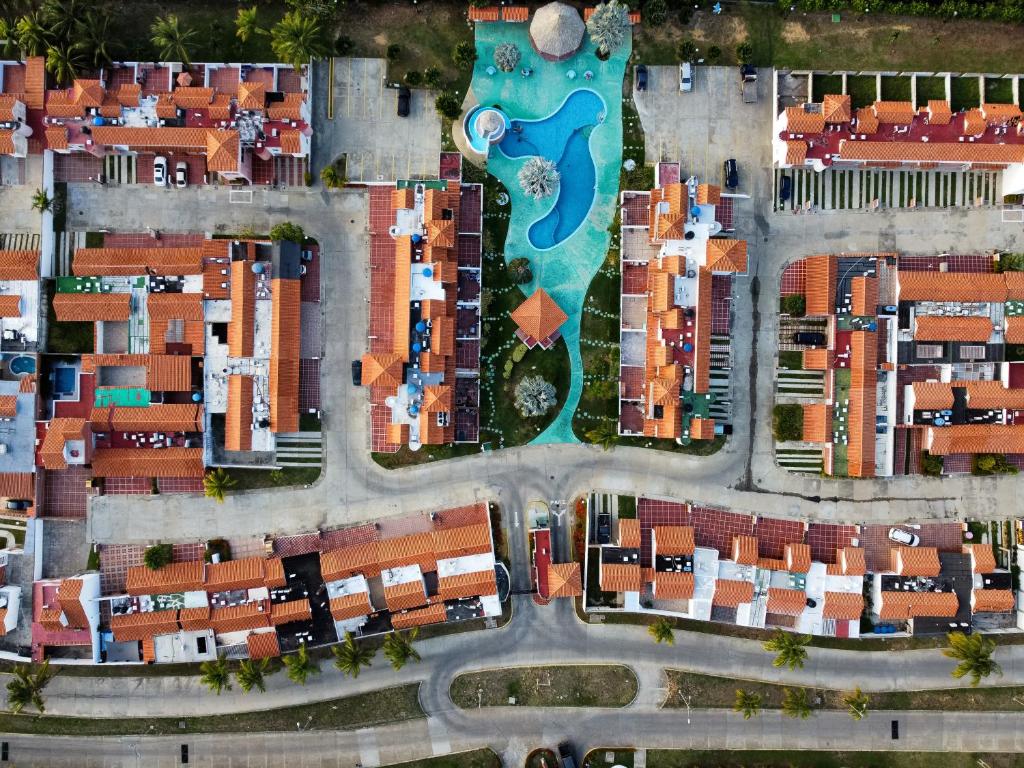 Una vista aérea de TUCACASPOSADAS TOWNHOUSE VIP
