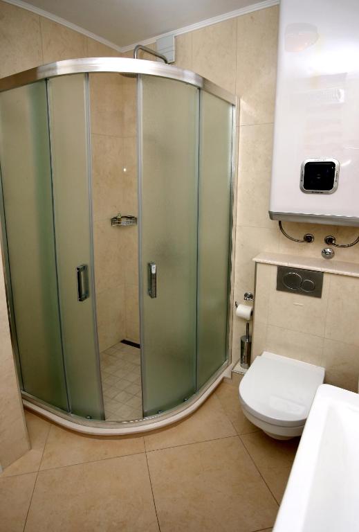 Kúpeľňa v ubytovaní Apartment Duby