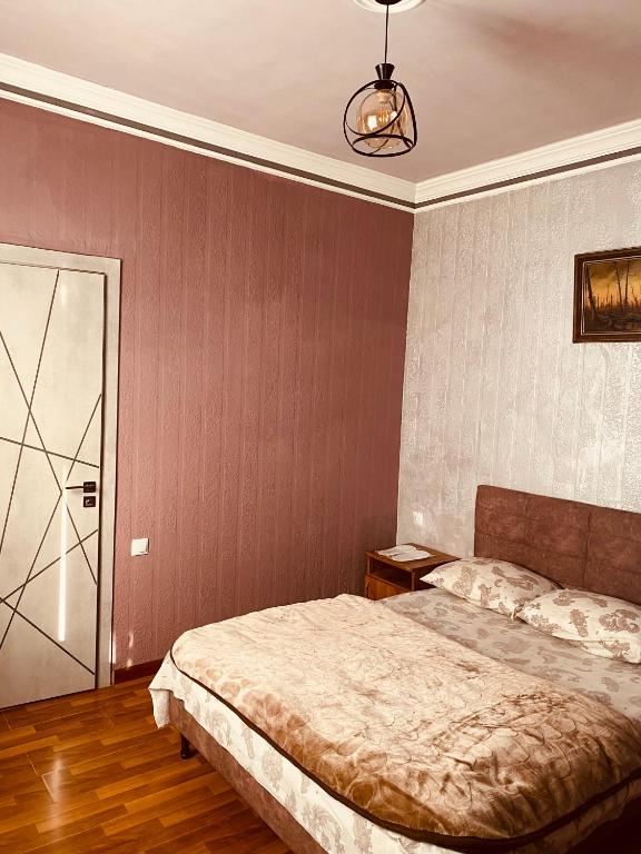 Postel nebo postele na pokoji v ubytování Eco