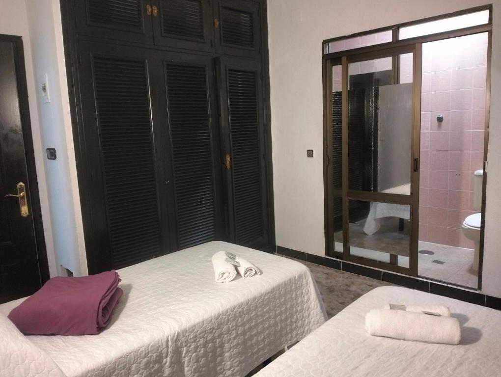 Koupelna v ubytování Hostal New York City
