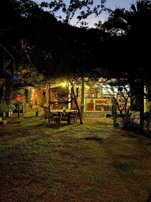 Zahrada ubytování Casa Alma