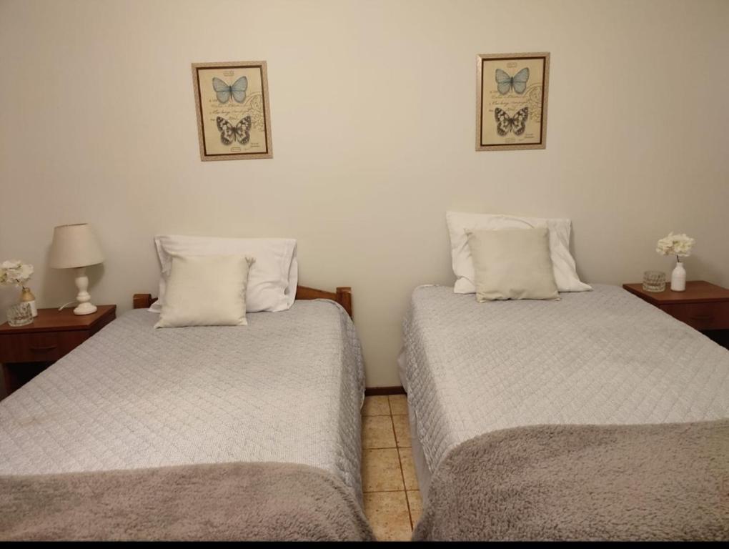 Postel nebo postele na pokoji v ubytování Departamento en Pimentel