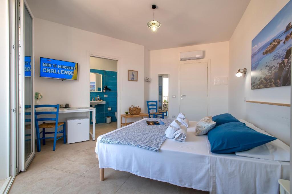 Postel nebo postele na pokoji v ubytování Nuo Room