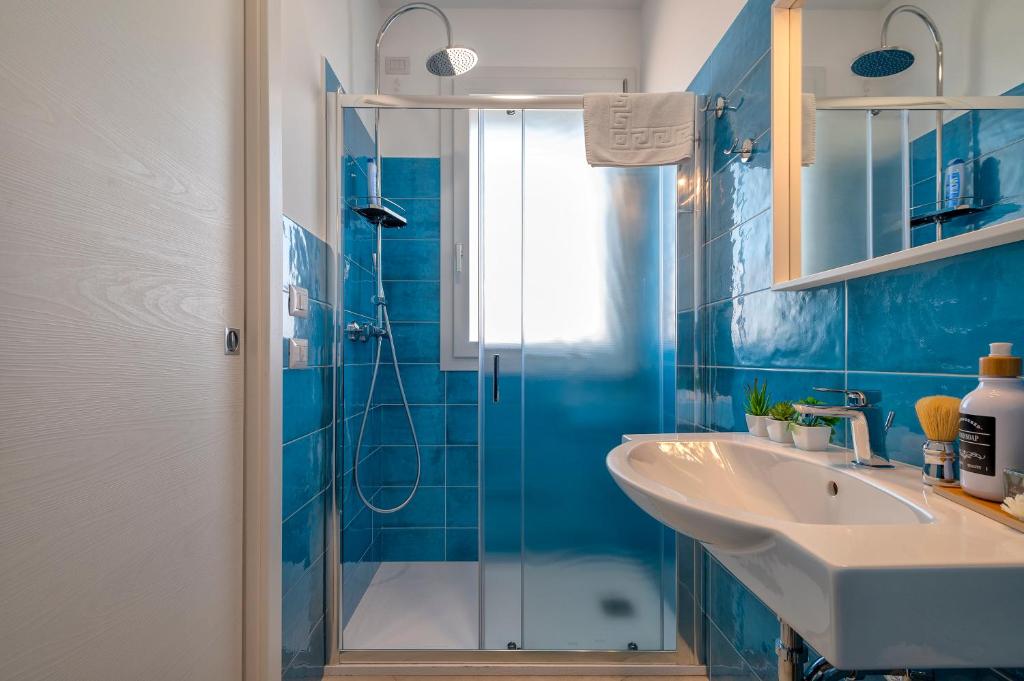 Koupelna v ubytování Nuo Room
