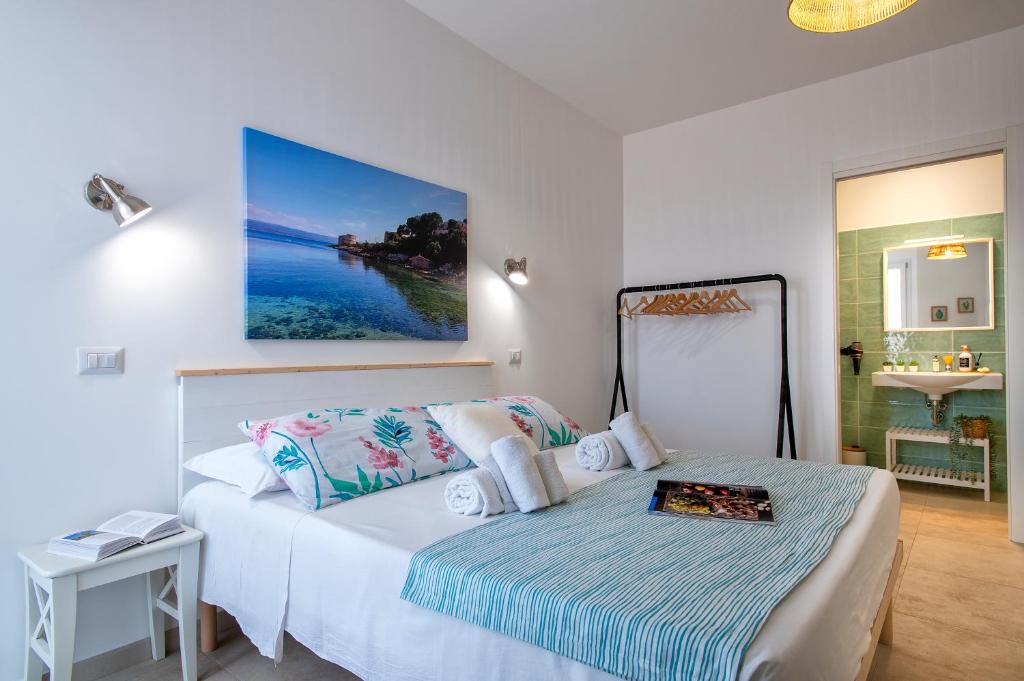 Postel nebo postele na pokoji v ubytování Nuo Room