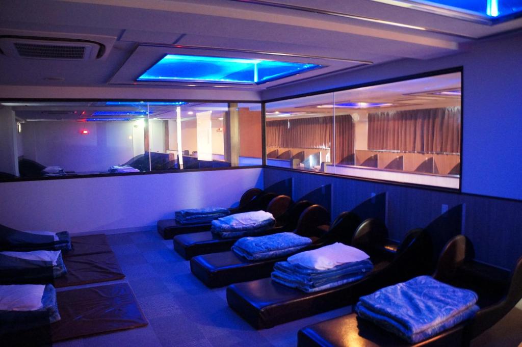 Posezení v ubytování Capsule Hotel 310