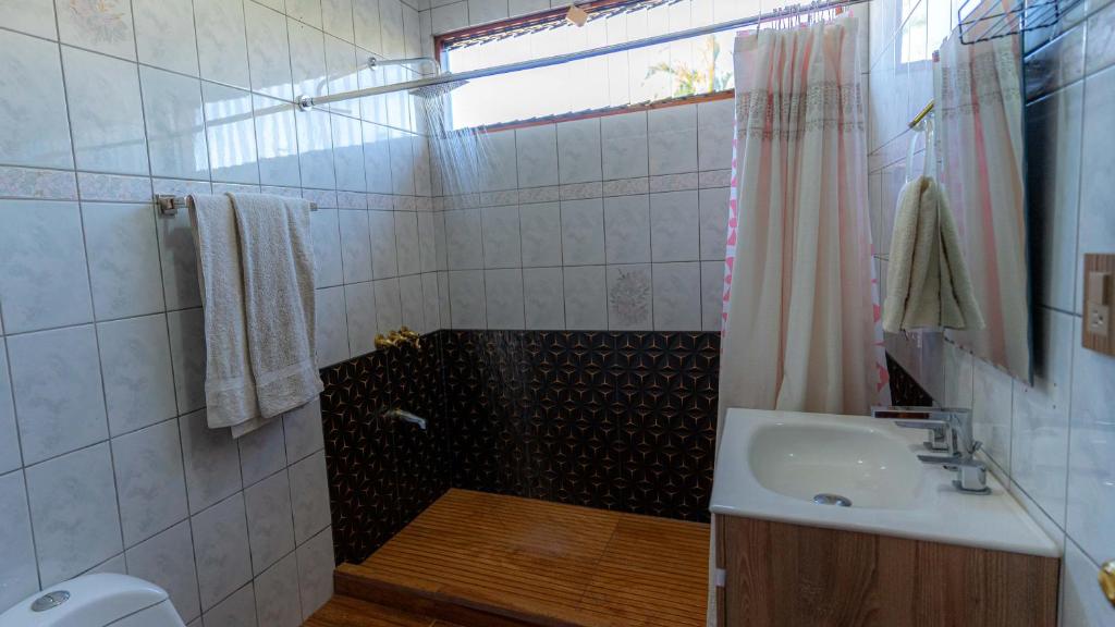 Koupelna v ubytování Casa Familiar la Tortuga