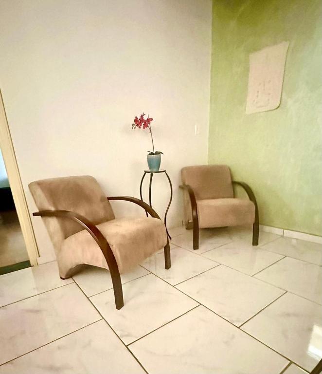 Posezení v ubytování Sossego e Fé