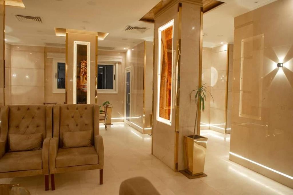 Posezení v ubytování Badr Hotel Assiut