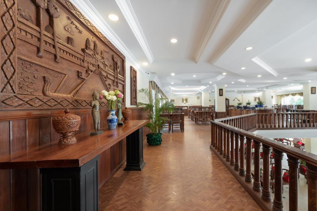 Vstupní hala nebo recepce v ubytování Monoreach Angkor Hotel