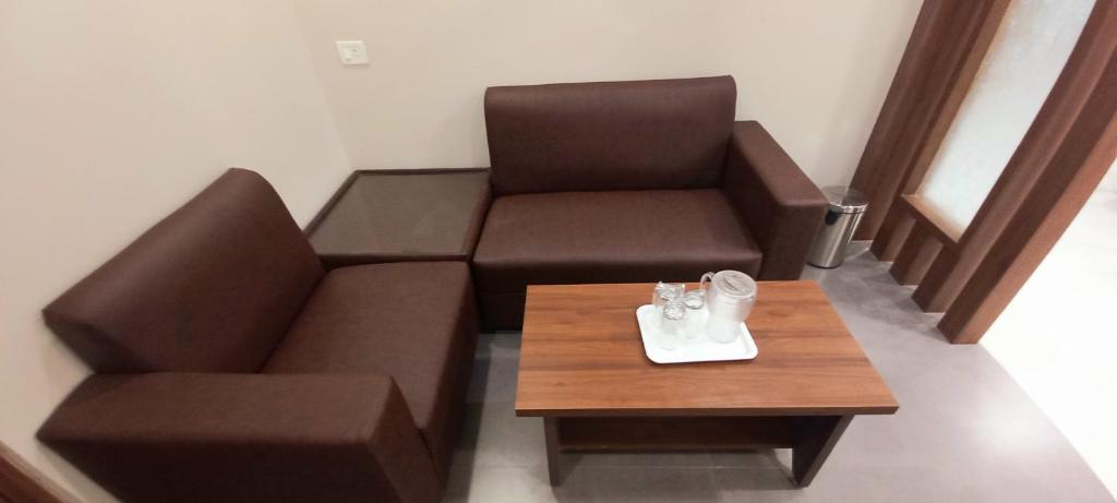 Posezení v ubytování The Parion Business Class Hotel