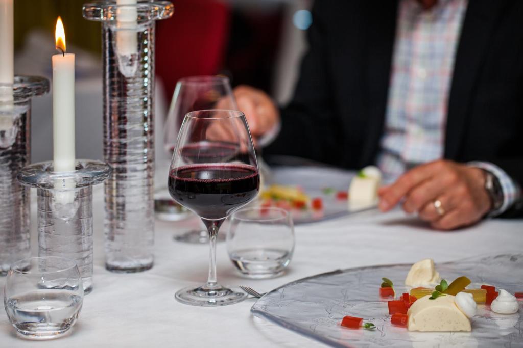 Nápoje v ubytování Kosta Boda Art Hotel