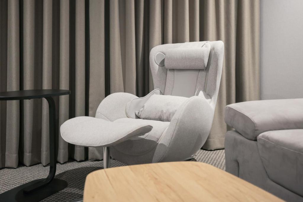 Posezení v ubytování Aank Hotel Incheon Guwol