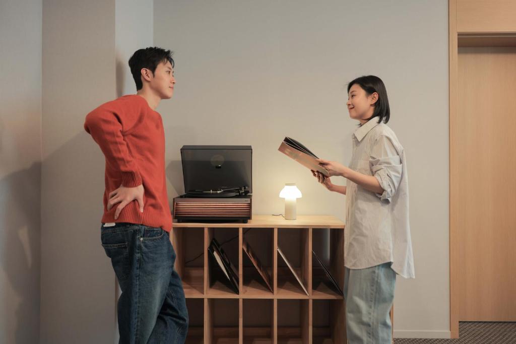 TV a/nebo společenská místnost v ubytování Aank Hotel Incheon Guwol