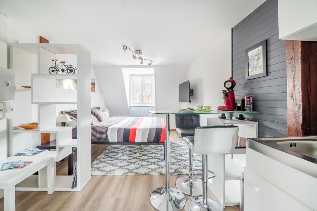 Kuchyň nebo kuchyňský kout v ubytování StuDio 11 - Centre-ville - Cozy
