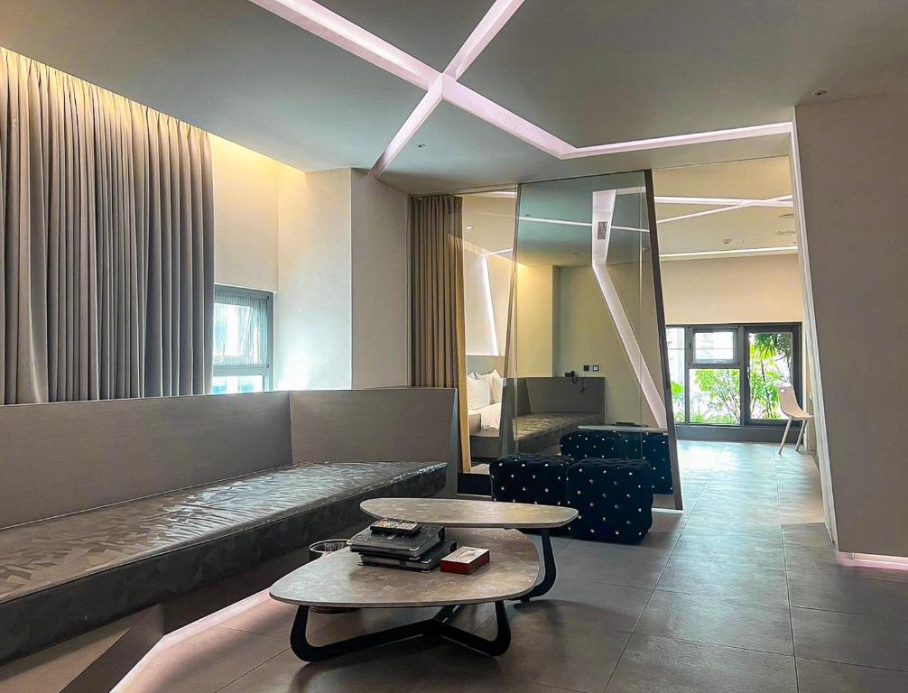 Posezení v ubytování All-Ur Boutique Motel - Xinzhuang Branch