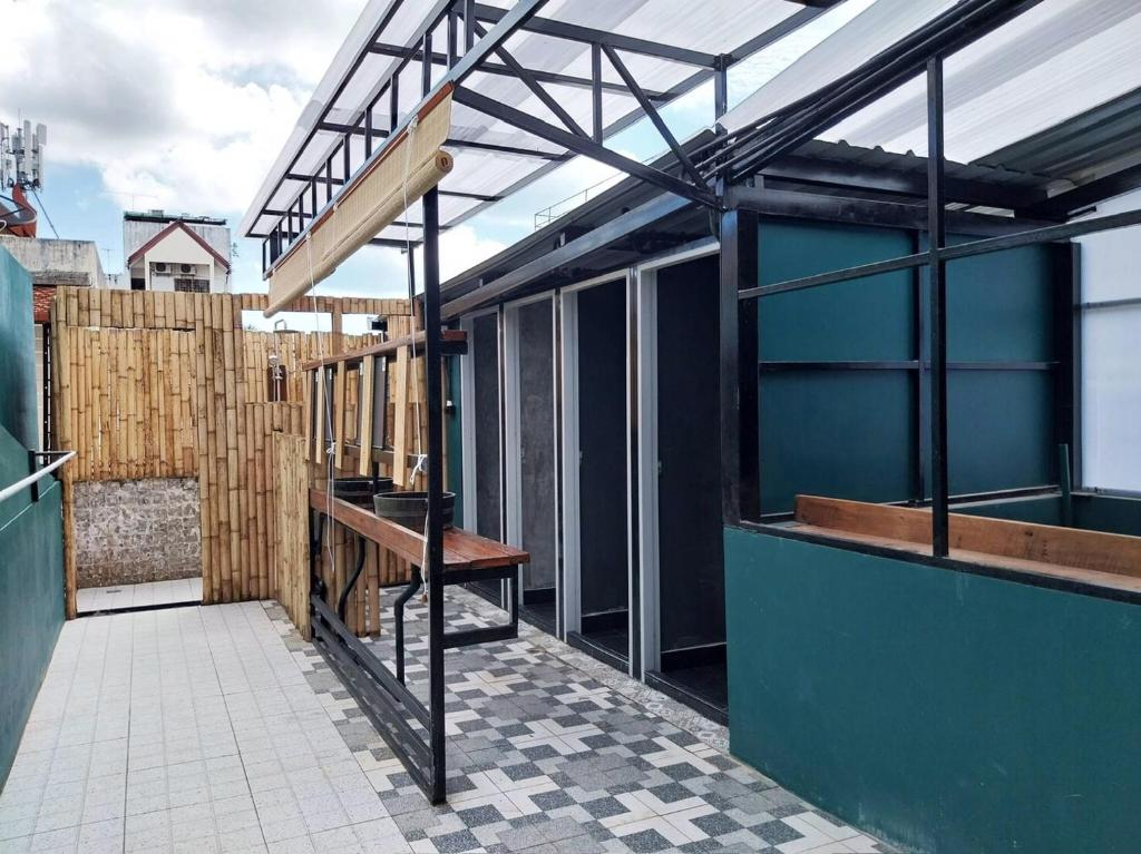 Balkón nebo terasa v ubytování W168 hostel