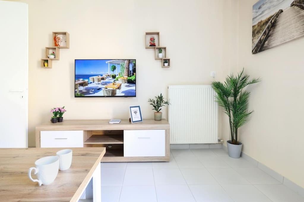 TV a/nebo společenská místnost v ubytování Areti's Home!
