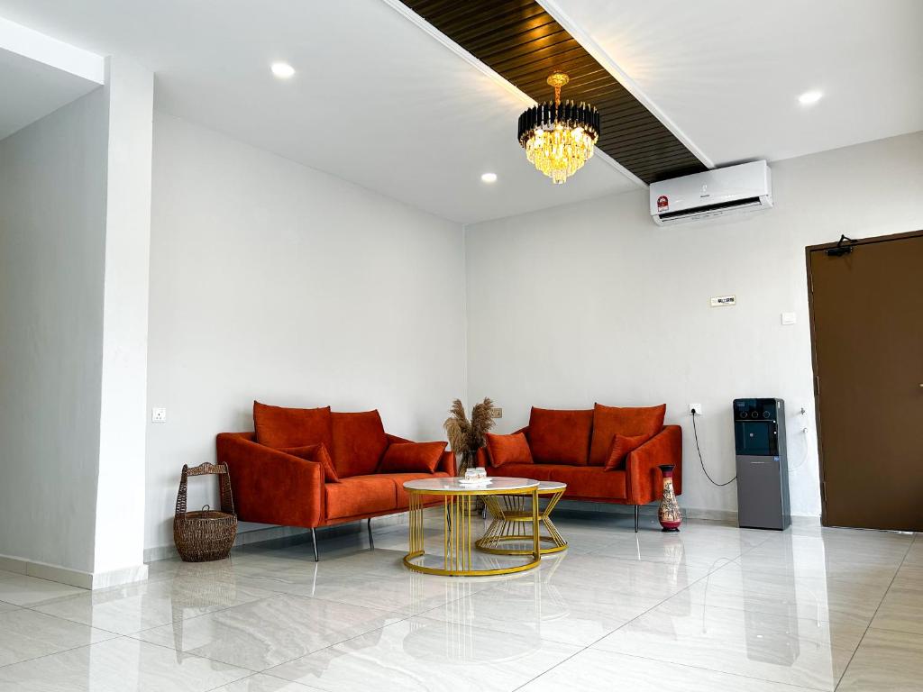 Posezení v ubytování Mana Mana Hotel • Melaka •