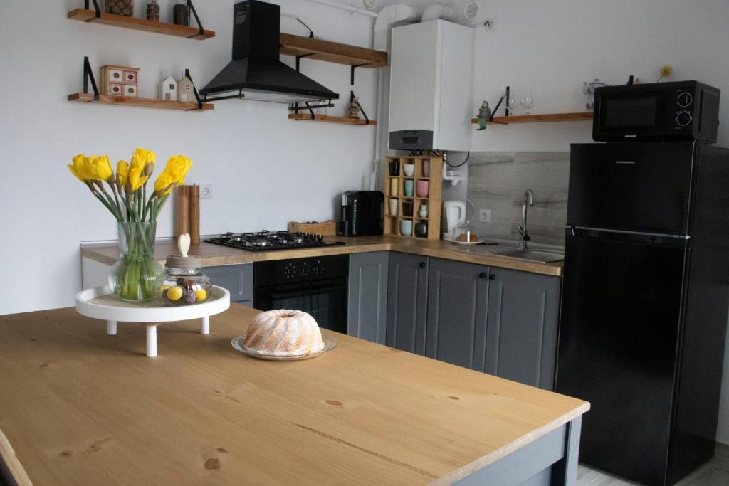 Küche/Küchenzeile in der Unterkunft Nordic View Residence