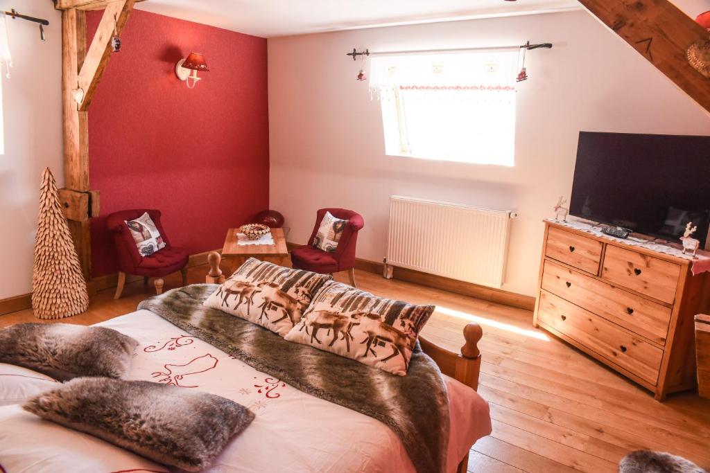 Le Domaine des Fagnes - Habitación Doble Con Vista De Parque La Montagne