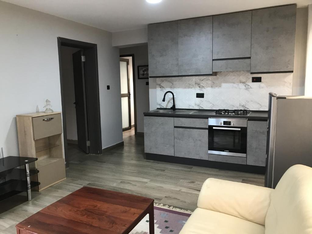 Kuchyň nebo kuchyňský kout v ubytování Runda Serene Accomodation