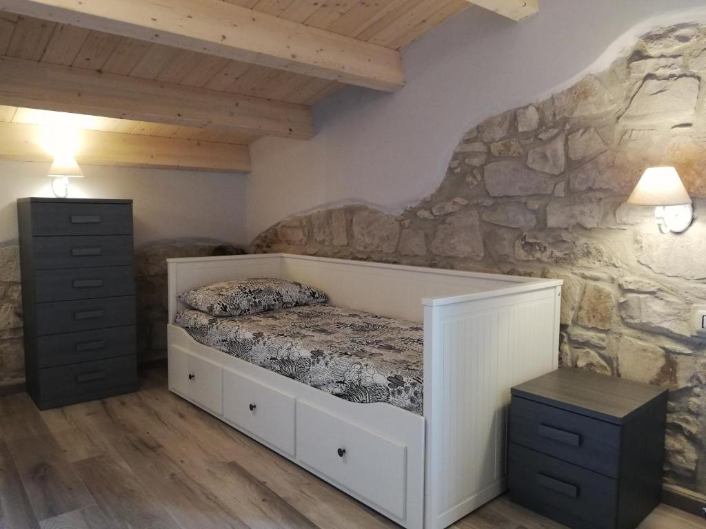 Postel nebo postele na pokoji v ubytování A cà da Chidedda