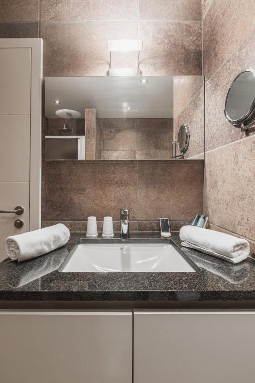 Koupelna v ubytování Guesthouse Amfora